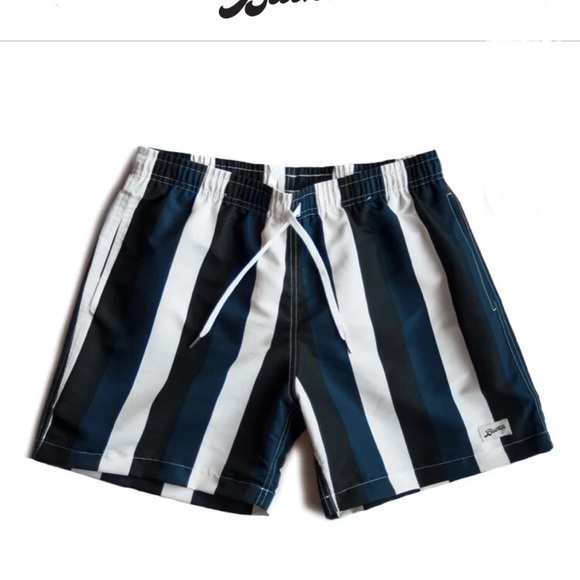 Bather Blue Black Striped swim Trunks XXl 38” - Picture 2 of 8